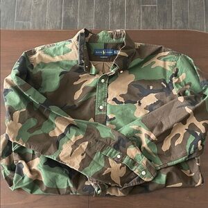 Ralph Lauren Men's Camouflage Button Down Shirt